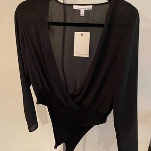 Sheer Blouse Bodysuit